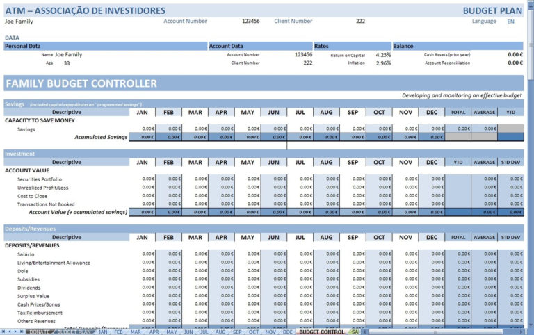 Personal Budget - Wikipedia to Personal Monthly Cash Flow Statement
