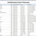 Photography Accounting Spreadsheet Small Business Chart Of Accounts In Accounting Spreadsheets Excel
