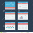 Presentation Slides Template. Infographics Stock Vector with Project Management Design Templates