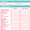 Printable Monthly Budget Getformtemplates Worksheet 1 Great With Printable Spreadsheet Template