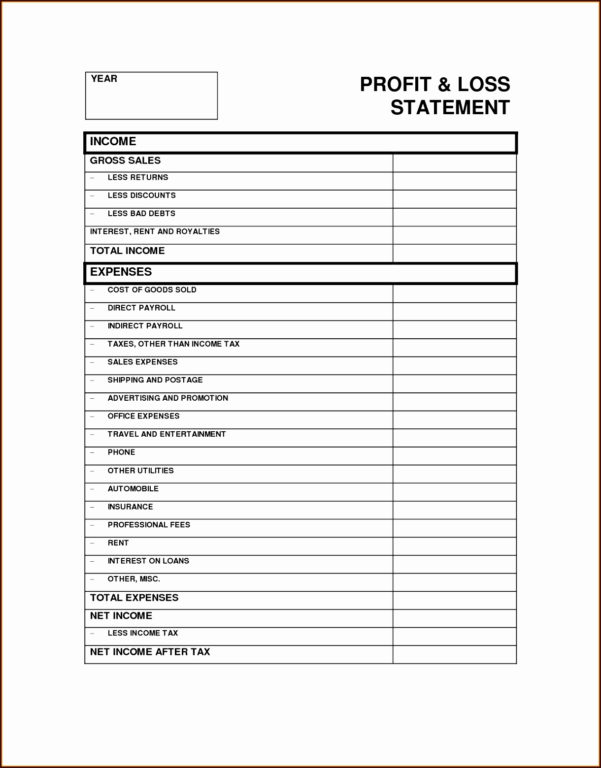 Pro Forma Balance Sheet Template Excel Excel Pro Forma Profit And and ...