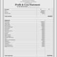 Profit And Loss Format Statement Excel Template Projection In Pl Throughout Excel Profit And Loss Template