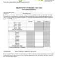 Profit And Loss Statement And Balance Sheet Template | Sosfuer With Profit Loss Spreadsheet Template
