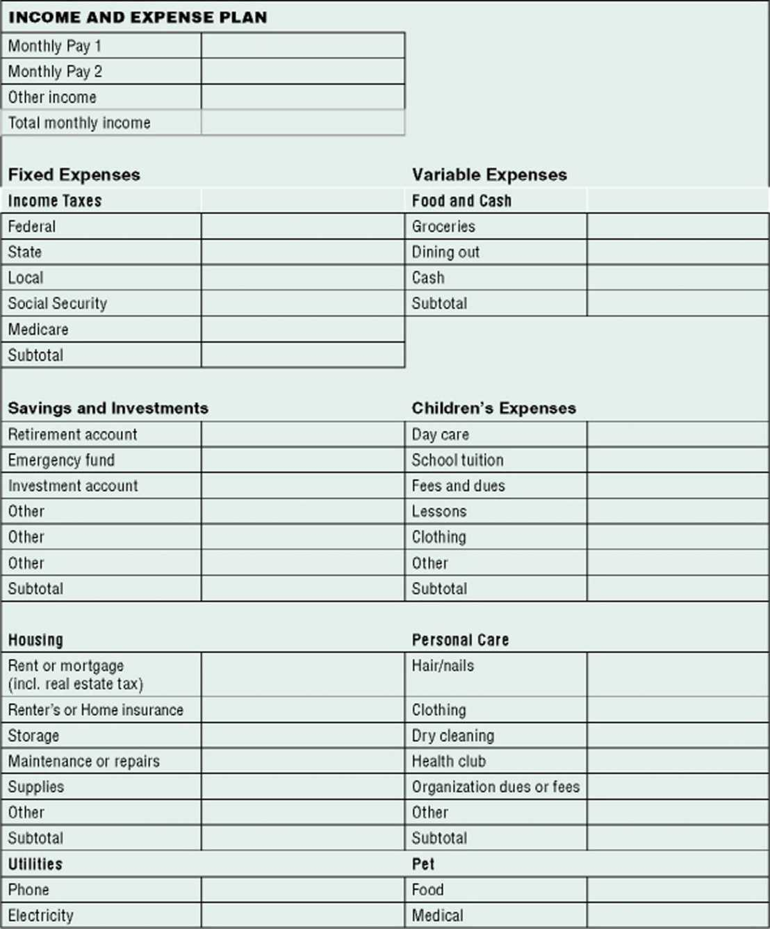 Profit And Loss Template For Restaurants | Worksheet &amp; Spreadsheet for Monthly Financial Statement Template Excel