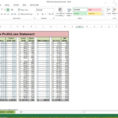 Profit Loss Statement Excel Spreadsheet Template Microsoft | Etsy With Profit And Loss Spreadsheet Template