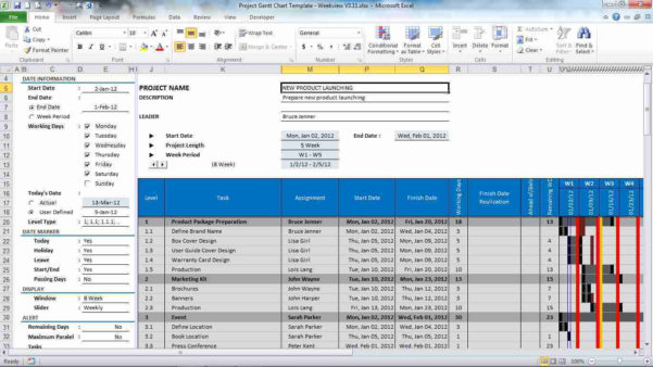 Best Free Gantt Chart Template Excel — Db-excel.com