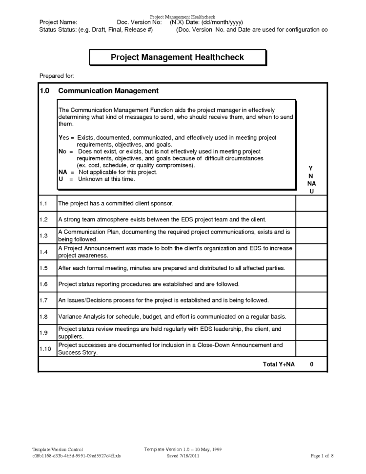 Project Management Meeting Agenda Template Project Management Intended For Project Management Meeting Templates