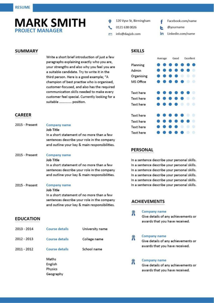 Project Manager Cv Template, Construction Project Management, Jobs With Project Management Templates Download Project Manager Cv Template, Construction Project Management, Jobs With Project Management Templates Download