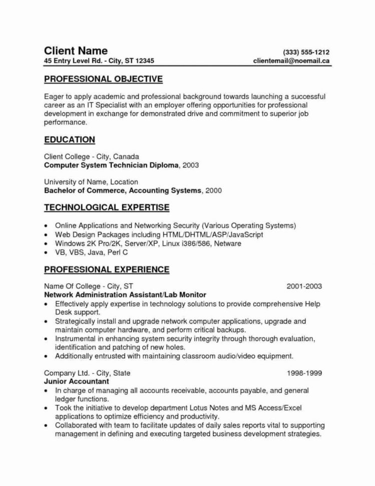 entry level bookkeeper resume objective