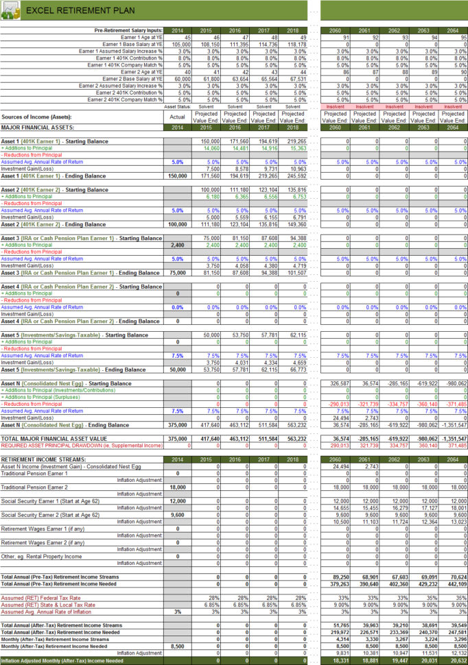 Retirement Calculator Spreadsheet On Free Spreadsheet Time Tracking Inside Retirement Calculator Spreadsheet