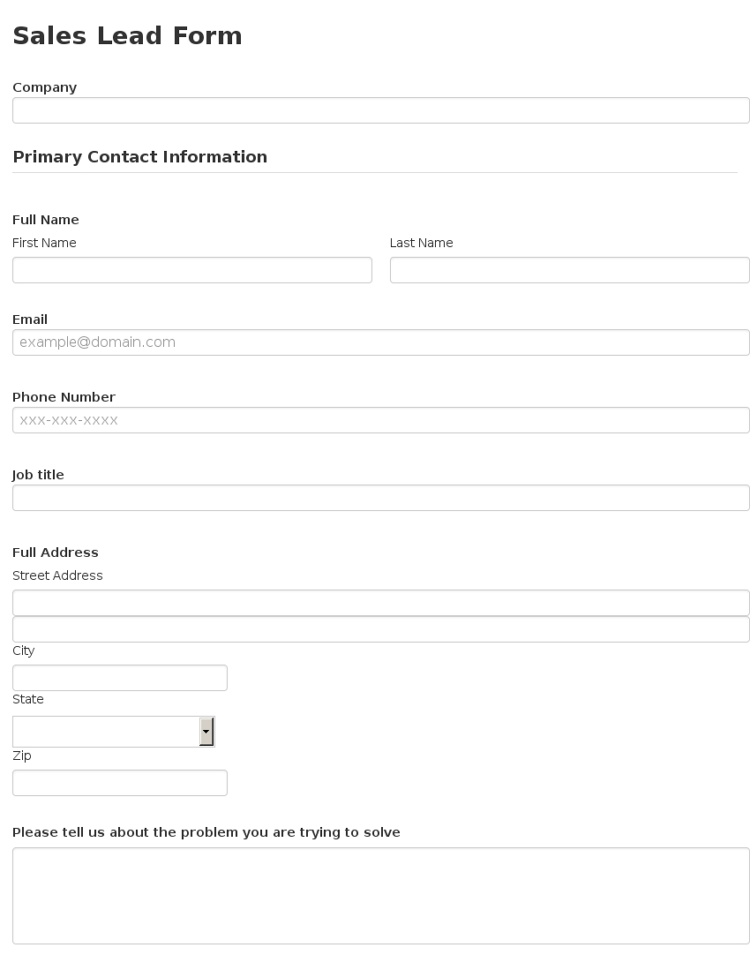 Sales Lead Form   Kivan.yellowriverwebsites Inside Sales Lead Template Word