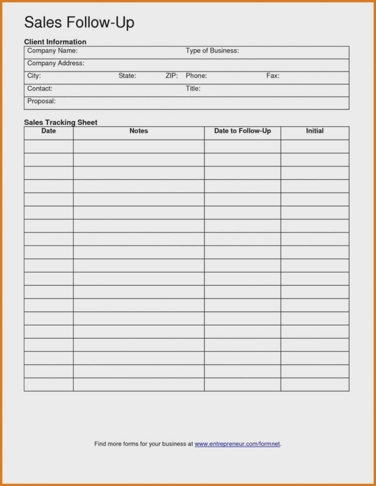 Sales Lead Template Forms Db excel