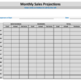 Sales Projection Template With Sales Projection Templates