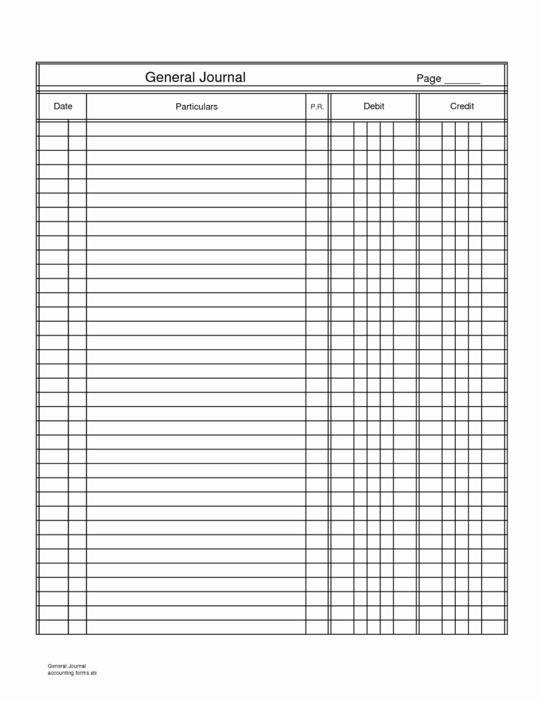 Accounting Journal Template — db-excel.com