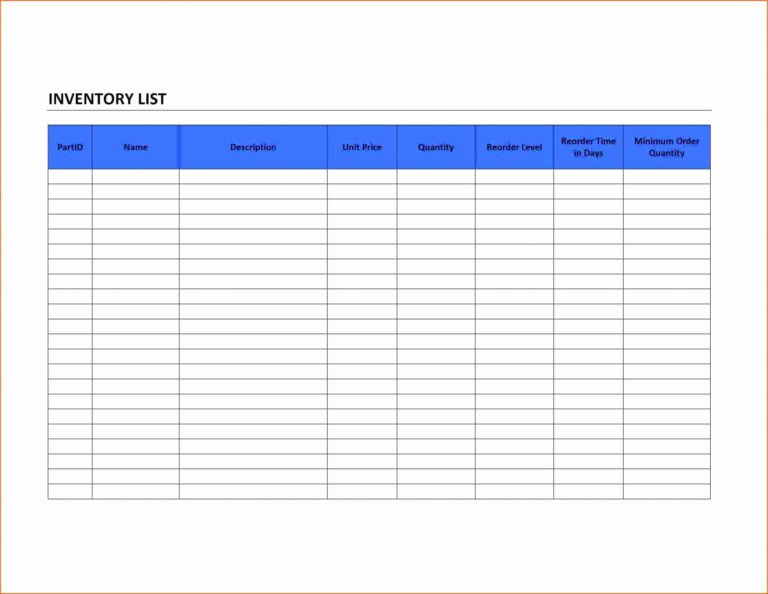 Sample Excel Inventory Spreadsheets As Wedding Planning Spreadsheet for ...