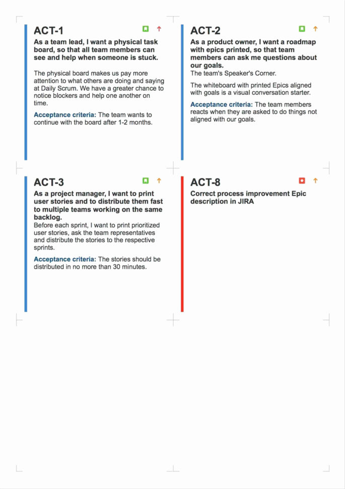 Scrum Task Board Excel Template Beautiful User Stories Template Throughout Customer Management Excel Template