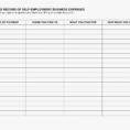Self Employed Expenses Spreadsheet Accounting Sample Experience Intended For Self Employed Spreadsheet Templates Free