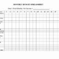 Self Employed Expenses Spreadsheet Beautiful Excel Sheet For Monthly Within Monthly Expense Spreadsheet Template