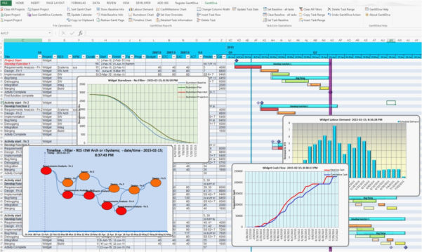 Simple Gantt Chart Excel Template Free Download Of 24 Free Gantt in ...