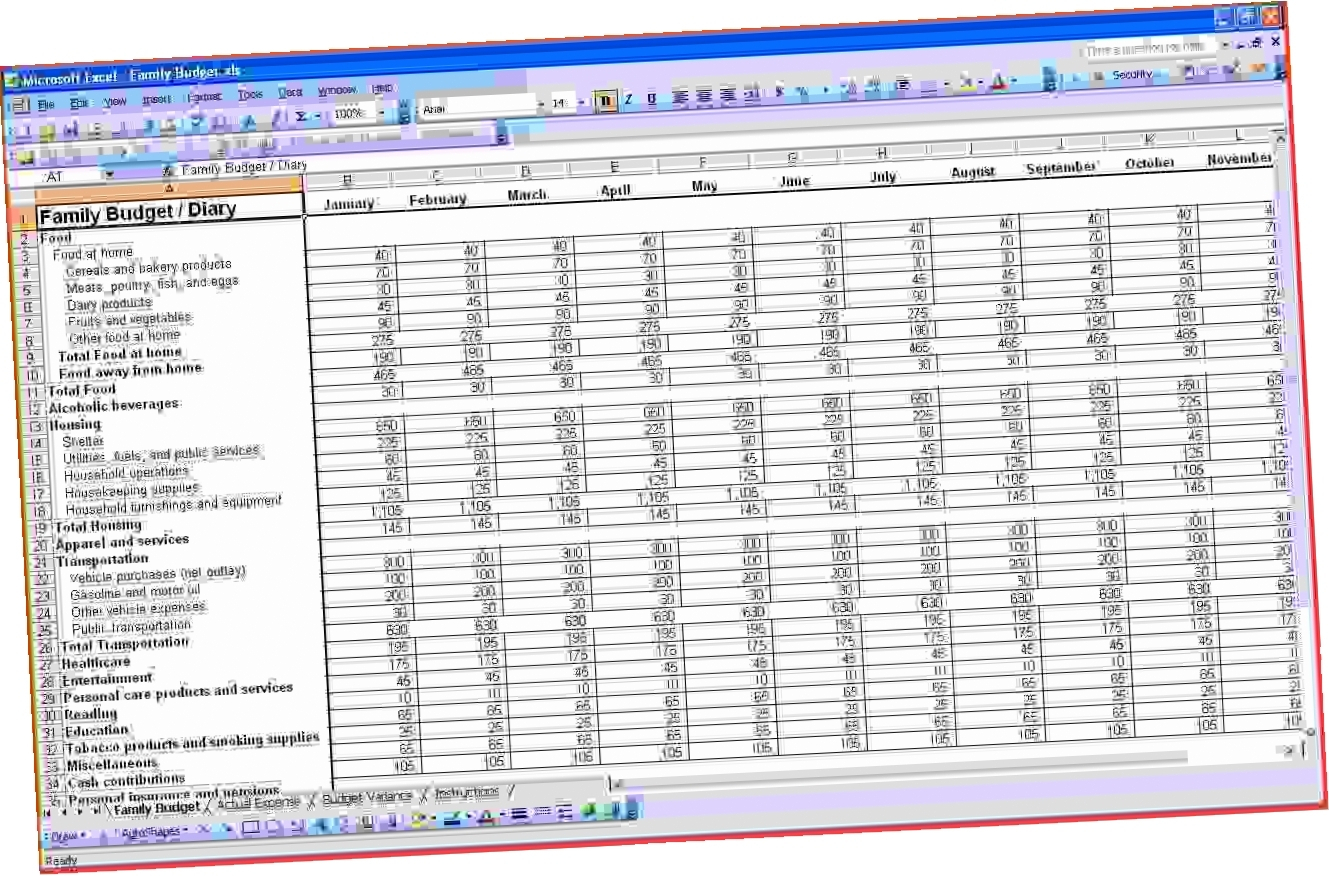 Excel Spreadsheet Template For Small Business