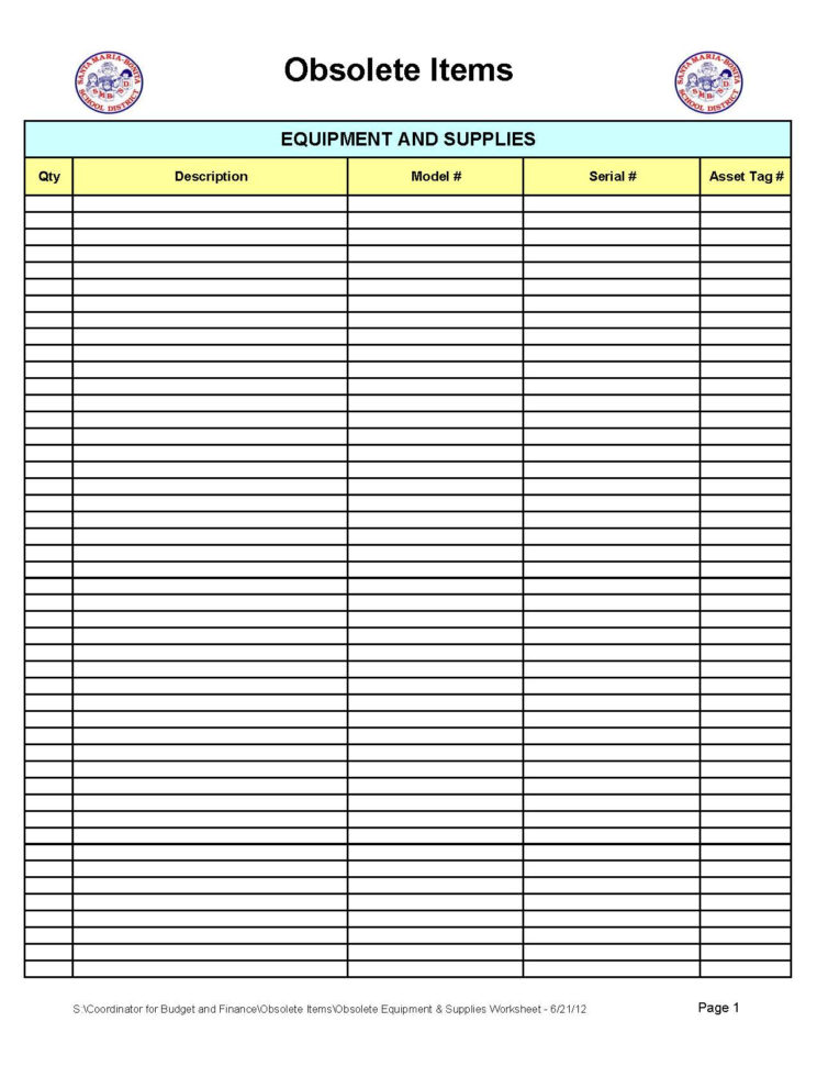 Spreadsheet Example Of Office Supplies Inventory Awesome Collection And Supply Inventory Spreadsheet Template