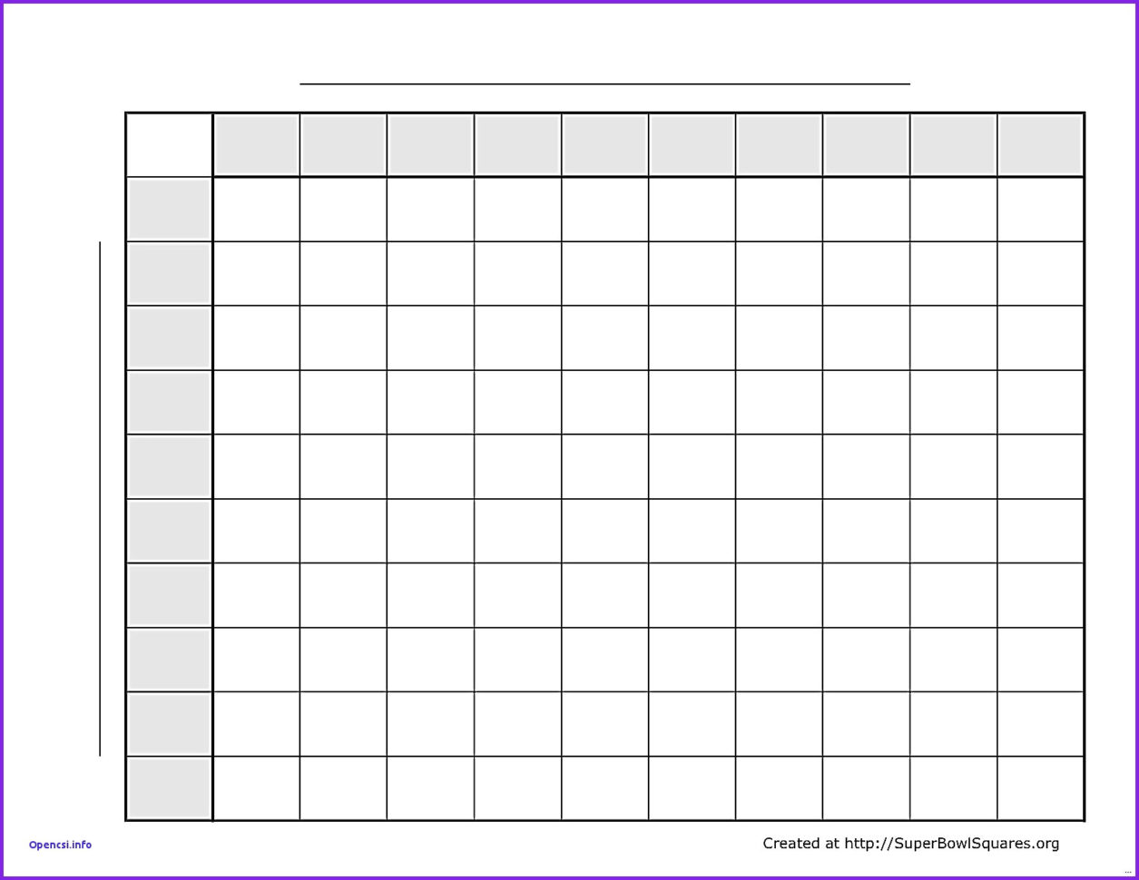 Super Bowl Squares Template Excel – Spreadsheet Collections In Super Bowl Spreadsheet Template