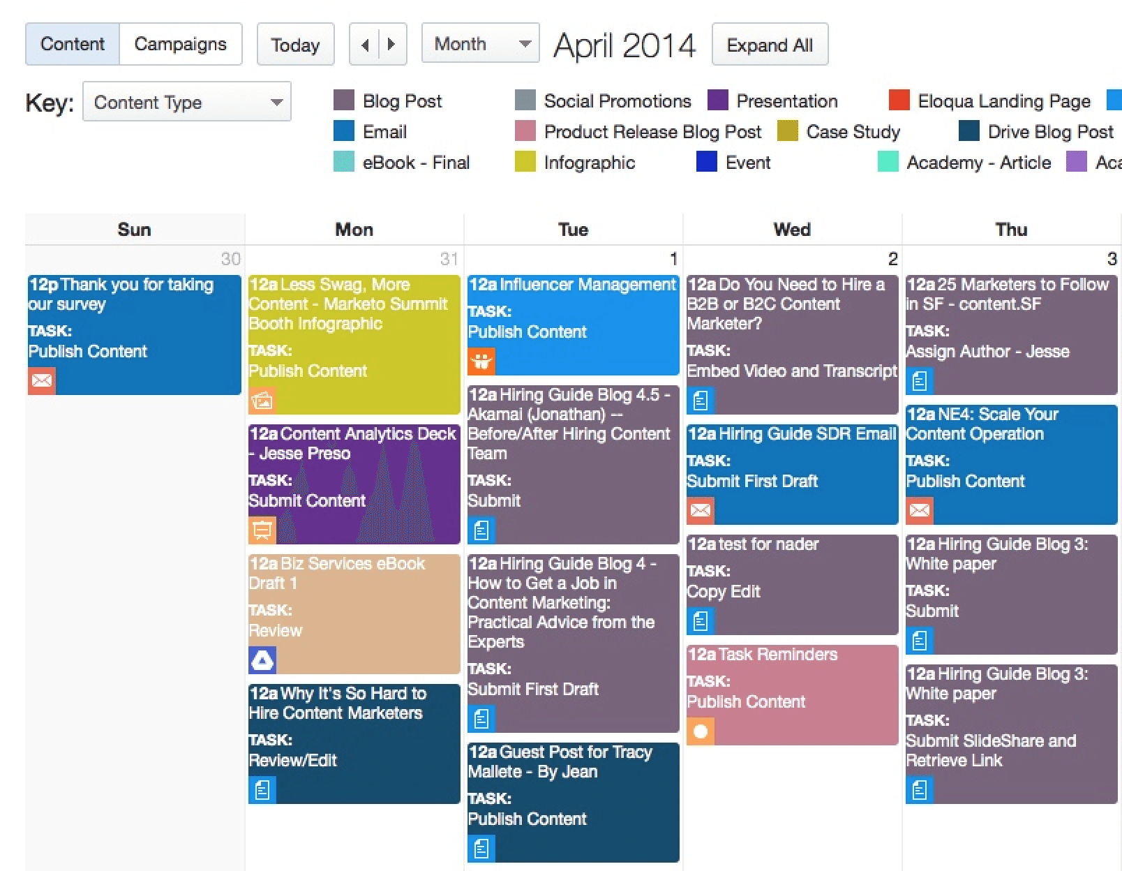 The Complete Guide To Choosing A Content Calendar in Content Marketing Calendar Template