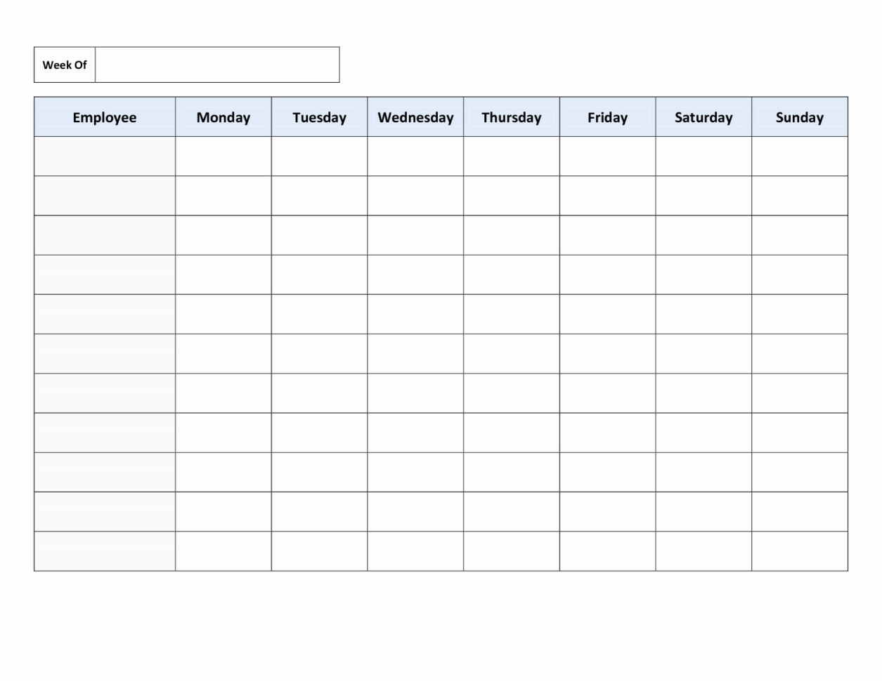 Weekly Employee Schedule Template Monthly Work Schedule Template 25 Within Monthly Employee Schedule Template Weekly Employee Schedule Template Monthly Work Schedule Template 25 Within Monthly Employee Schedule Template