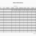 Weekly Employee Shift Schedule Template Excel – Spreadsheet Collections With Weekly Employee Shift Schedule Template Excel