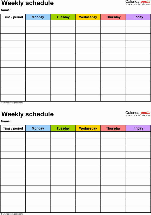 Weekly Employee Shift Schedule Template Excel to Weekly Employee Shift ...