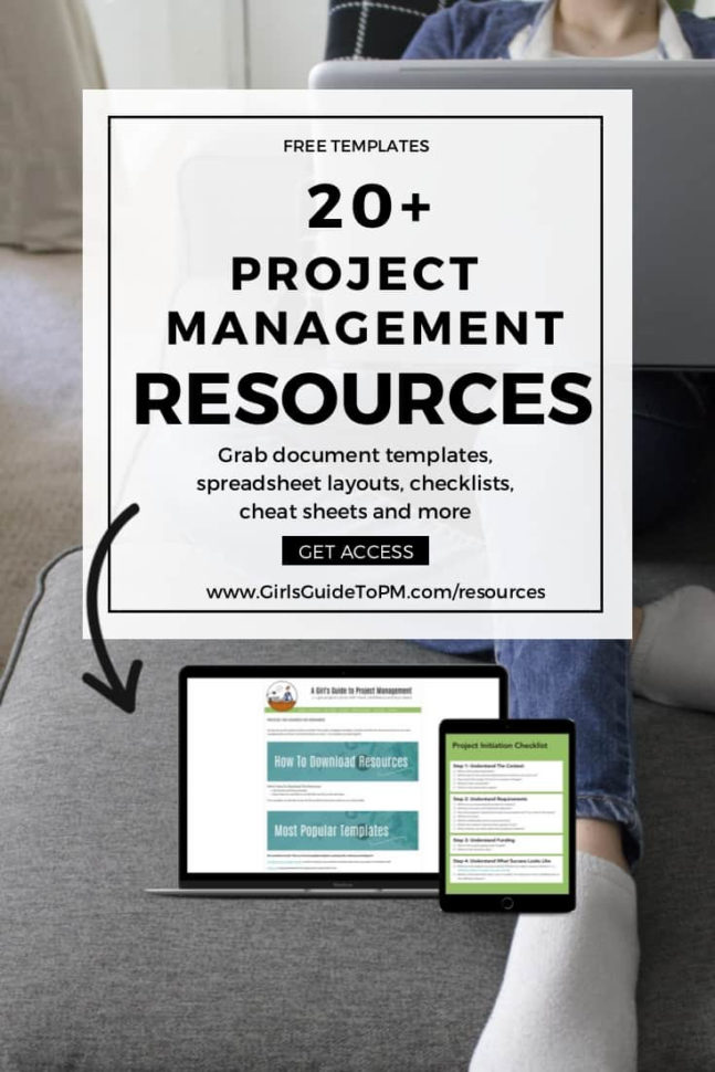 Welcome To The Resource Library • Girl's Guide To Project Management For Project Management Templates Free