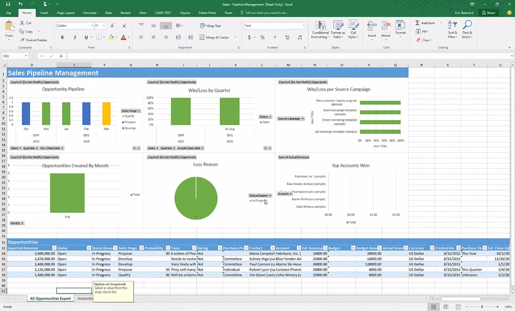 What's New In Crm 2016? | Blog With Crm In Excel Template