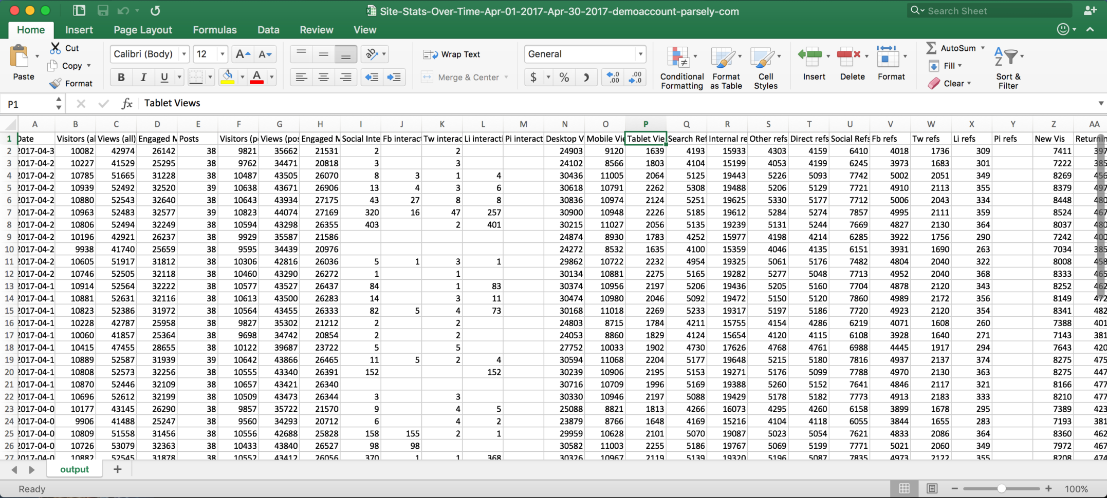 What's The Difference Between Html, Csv, And Xlsx? | Parse.ly Inside Whats A Spreadsheet