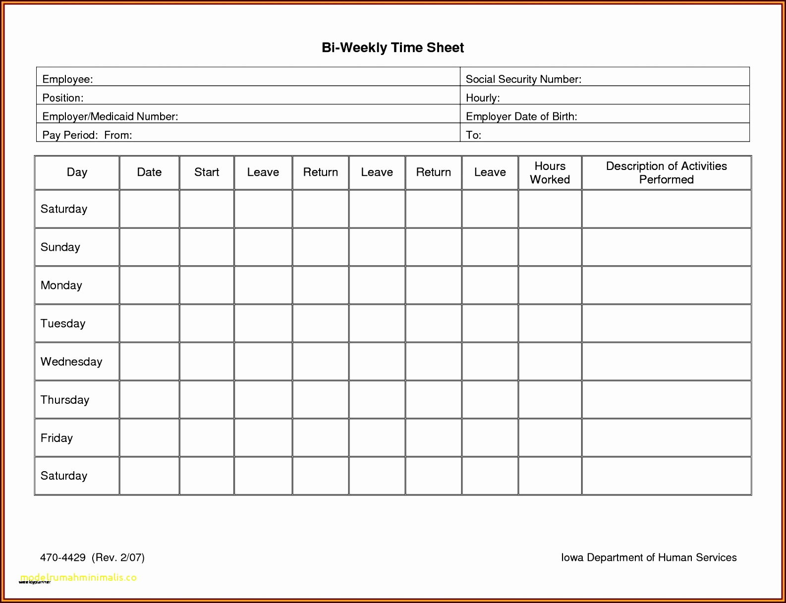 10 Academic Semi Monthly Timesheet Excel Pics - Time Sheets For Biweekly Payroll Timesheet Template