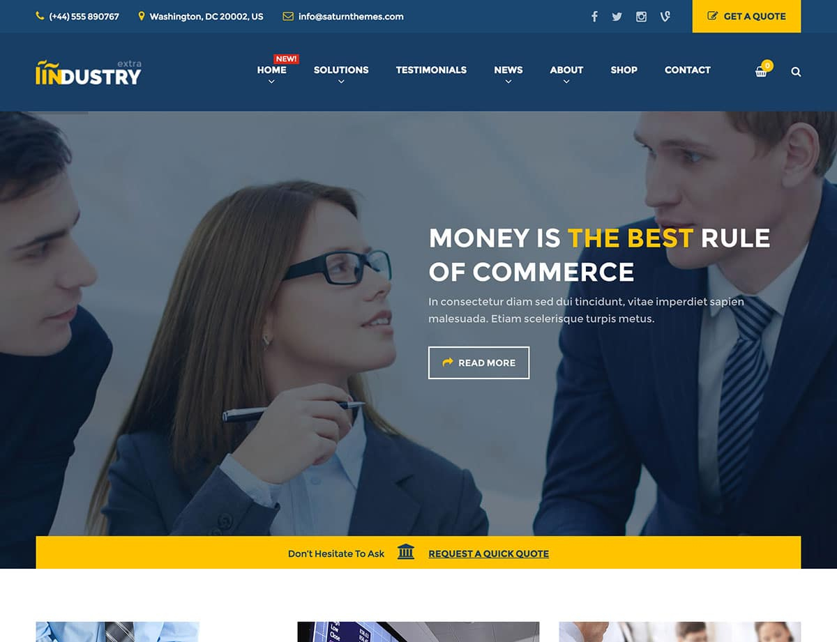 10+ Best WordPress Themes For Accountants 2018 - Athemes With Accounting Website Templates WordPress