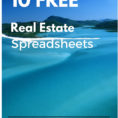 10 Free Real Estate Spreadsheets   Real Estate Finance And Real Estate Investment Spreadsheet Template