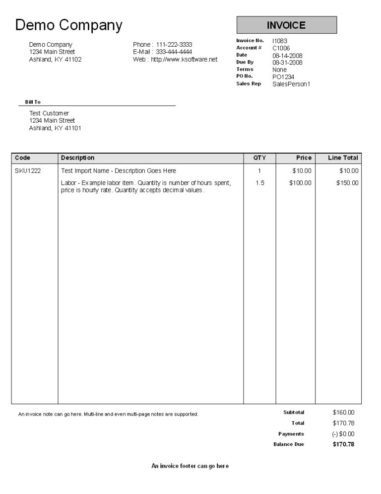 12+ Billing Invoice Forms 