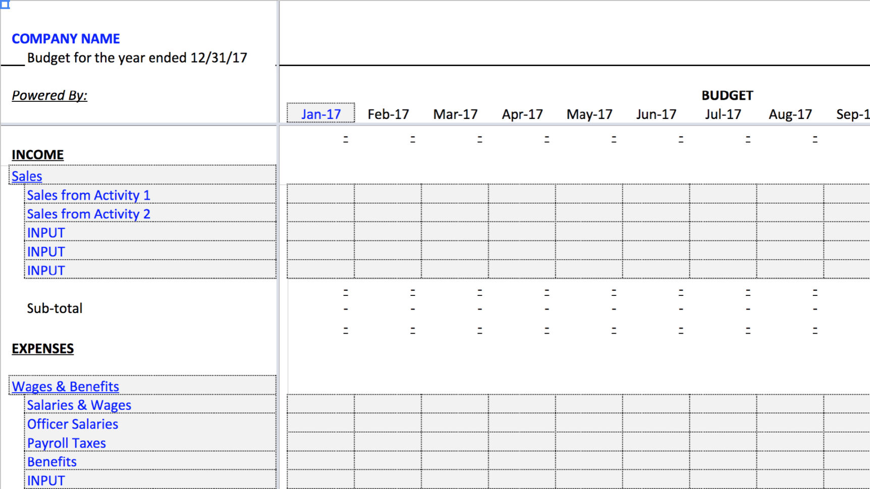 15 Easy To Use Budget Templates | Gobankingrates For Business Budget Templates