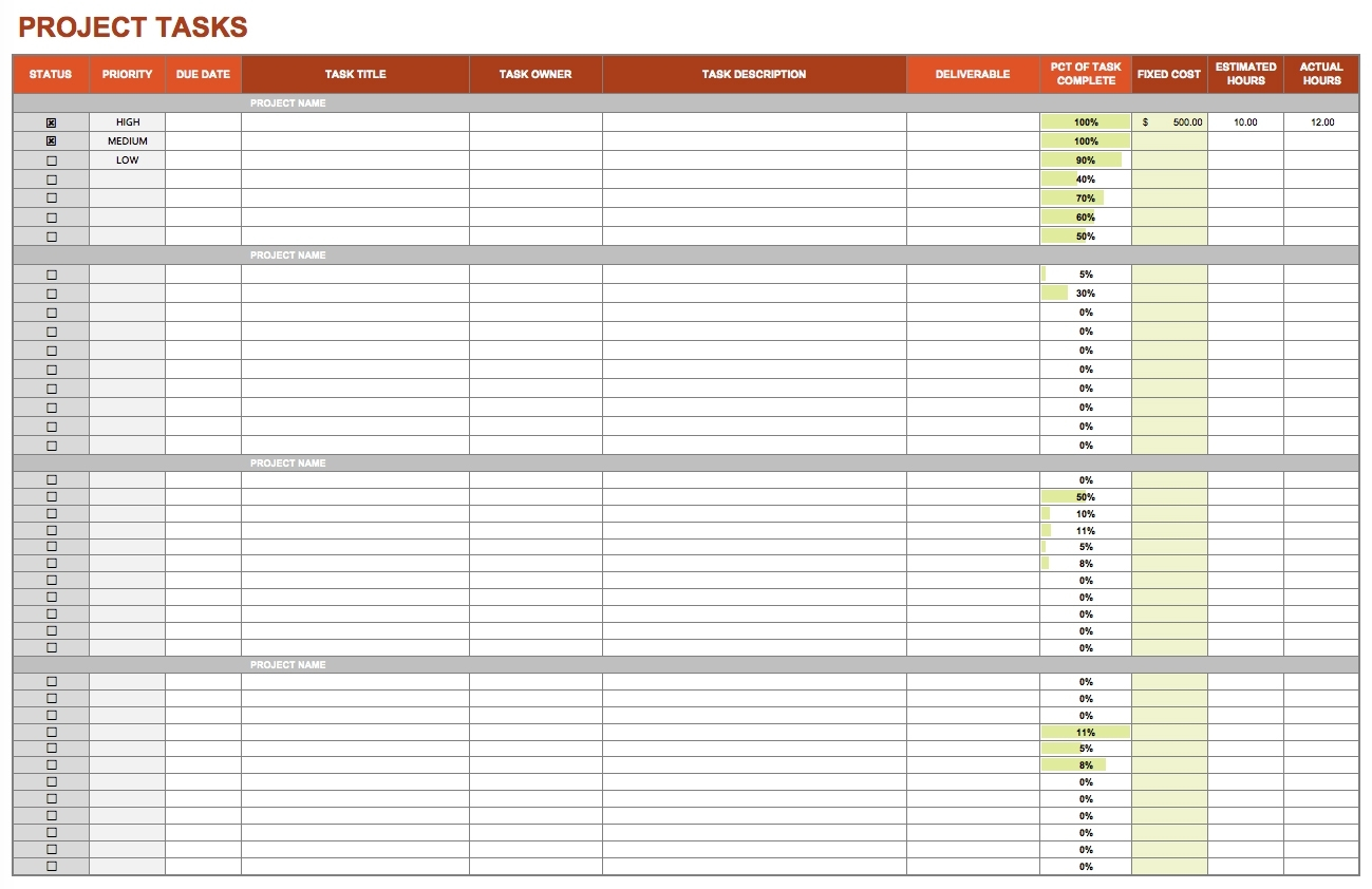 15 Free Task List Templates Smartsheet Inside Task Tracker throughout Daily Task Tracker Spreadsheet