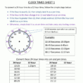 24 Hour Clock Conversion Worksheets In Time Clock Conversion Sheet