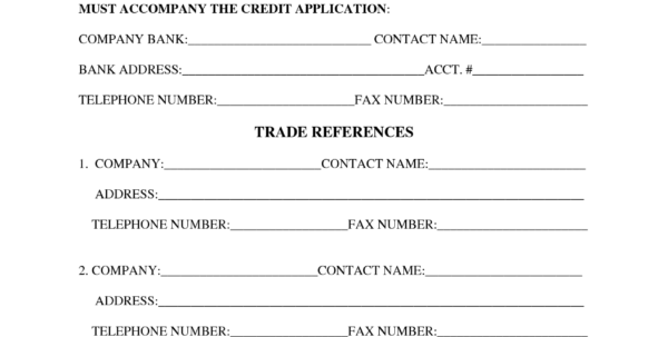 28 Images Of Blank Credit Reference Template | Geldfritz Inside throughout Business Credit Reference Form