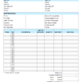 7 Column Invoice Templates Within Invoice Template Excel Free Download