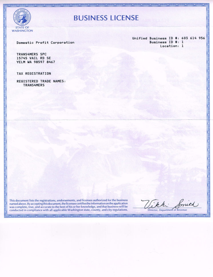 About – Trans4Mers Together With Olympia Business License Olympia To Olympia Business License