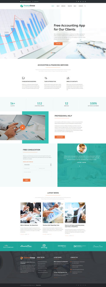 Accounting Website Templates Archives   Zemez Wordpress Inside Accounting Website Templates Wordpress