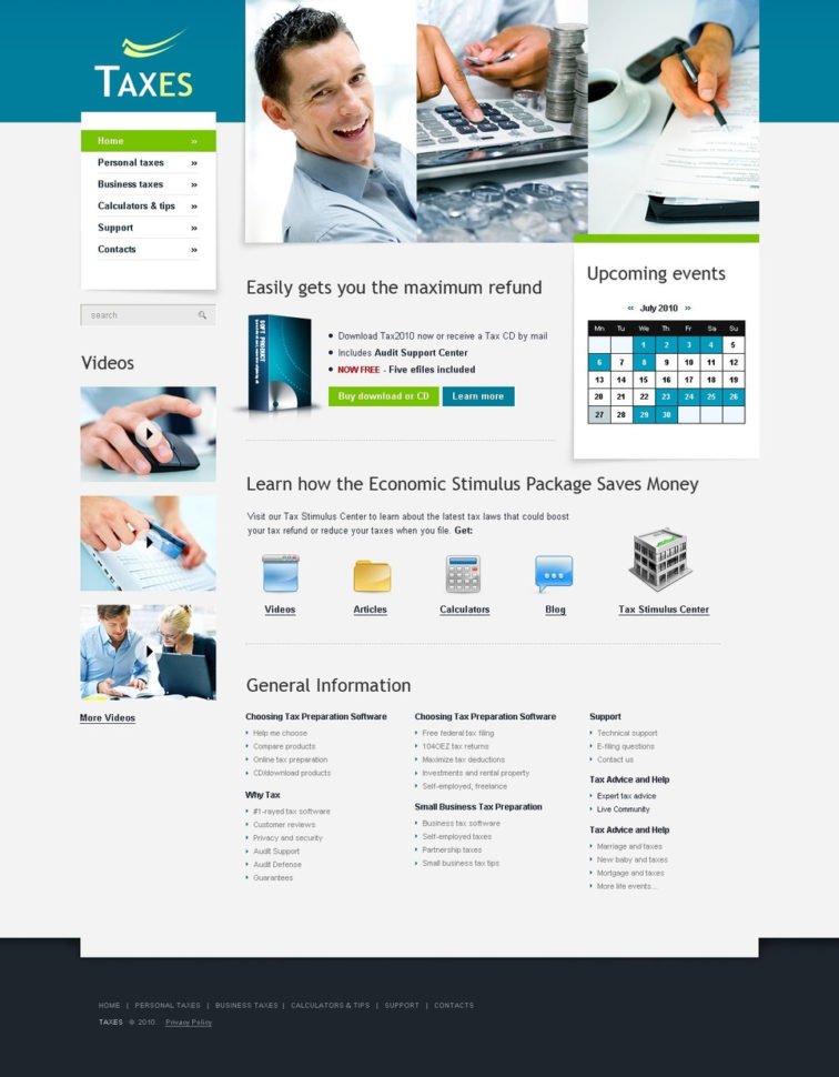 Accounting Website Website Template #30624 Intended For Chartered Accountant Website Templates Free Download