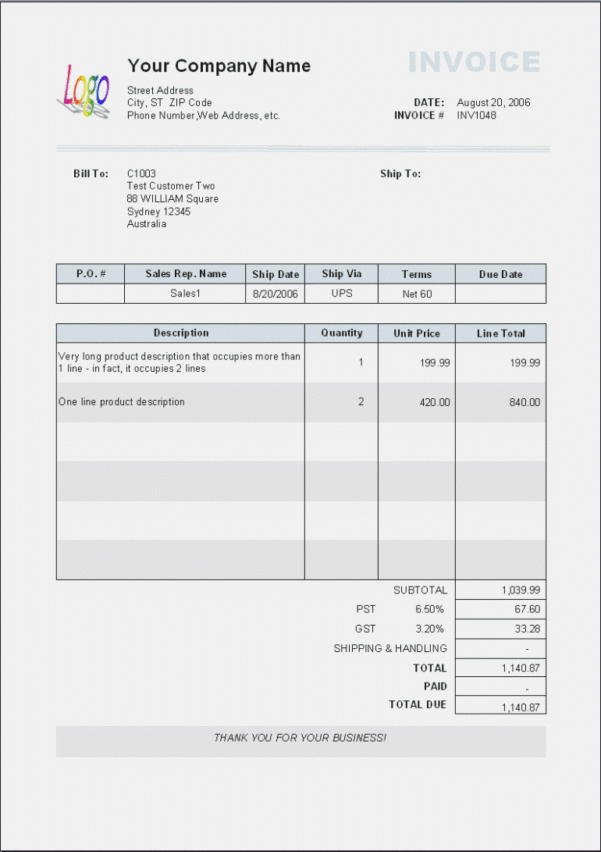 Advertising Agency Invoice Template Free Invoice Templates Free
