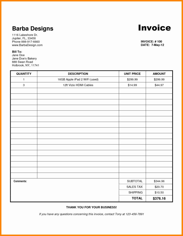 Artist Invoice Template Free New Artist Invoice Template Free with