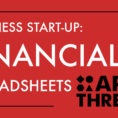 Arts Thread Business Start Up: Financial Spreadsheets Throughout Spreadsheets For Business