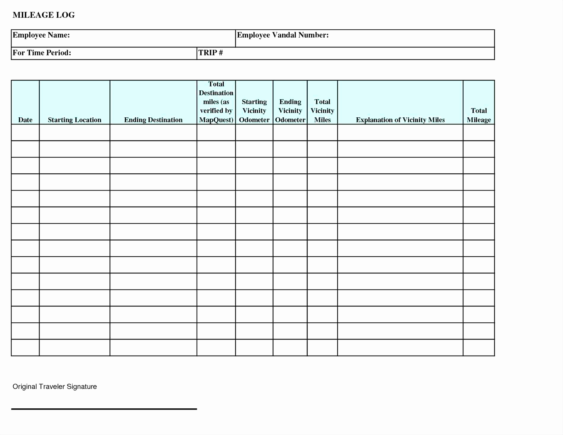 Car Maintenance Excel Template