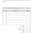 Basic Service Invoice Template In French Throughout Professional Invoice Template